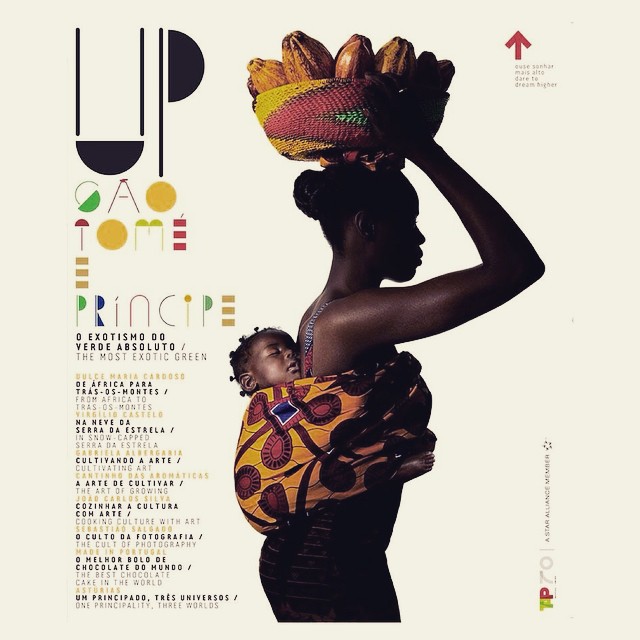 São Tomé e Príncipe em destaque na magazine oficial da TAP Portugal.