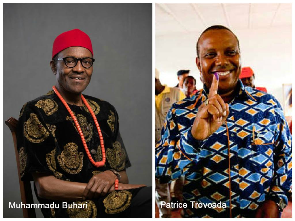 Patrice Trovoada e o novo Presidente da Nigéria